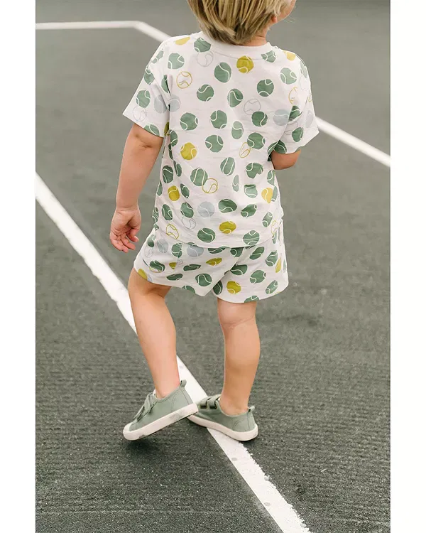 Детские шорты для девочек с принтом Tennis Shorts Pehr, Ace — фото 3