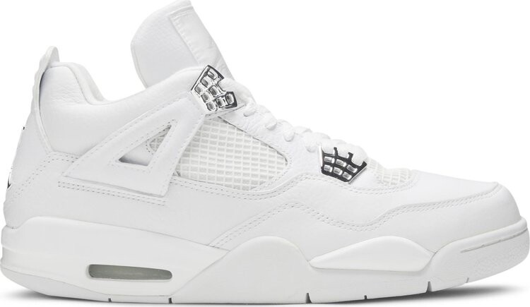 

Кроссовки Air Jordan 4 Retro Pure $, белый, Белый;серый, Кроссовки Air Jordan 4 Retro Pure $, белый