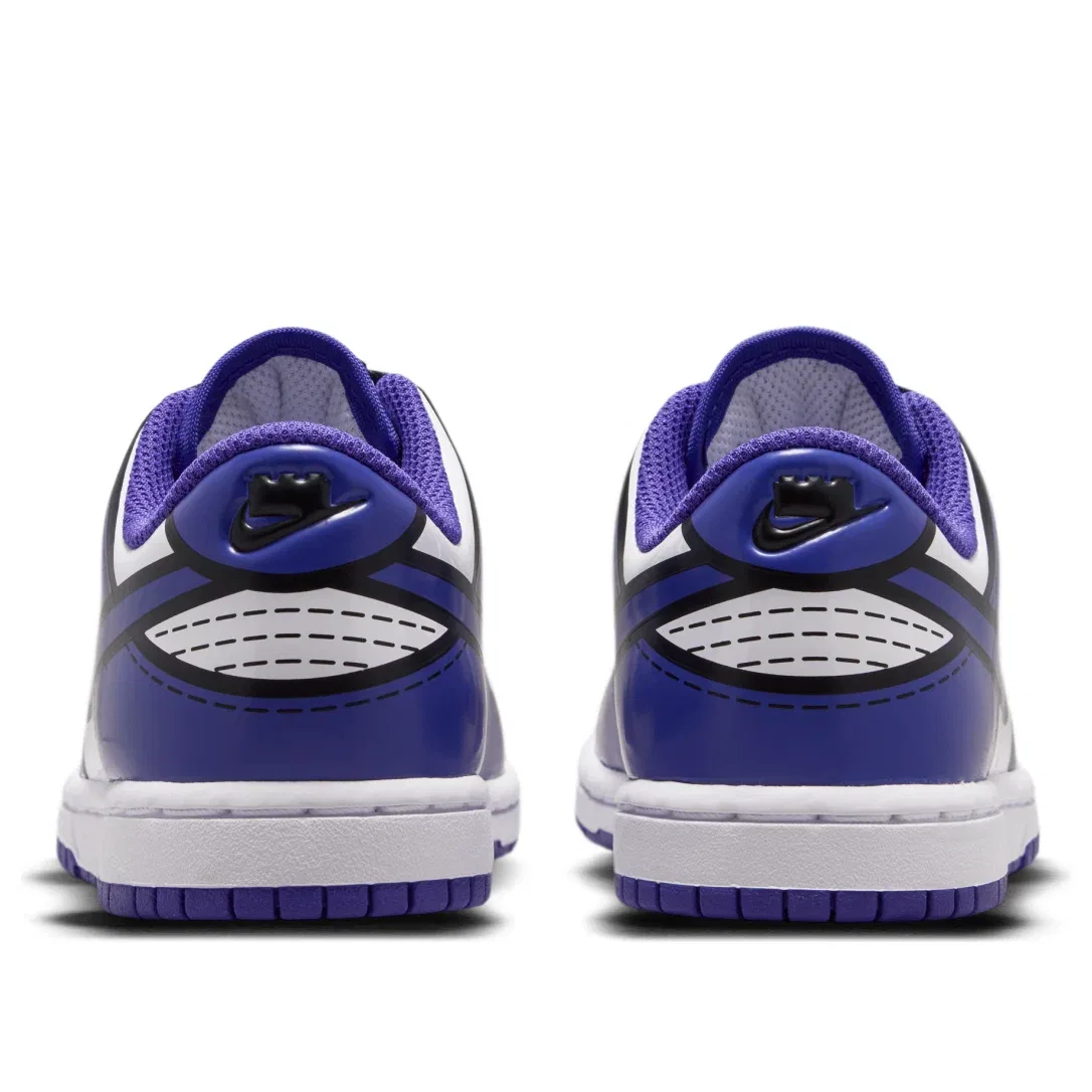 Детские кроссовки с принтом Nike x LEGO Dunk Low, фиолетовый — фото 4