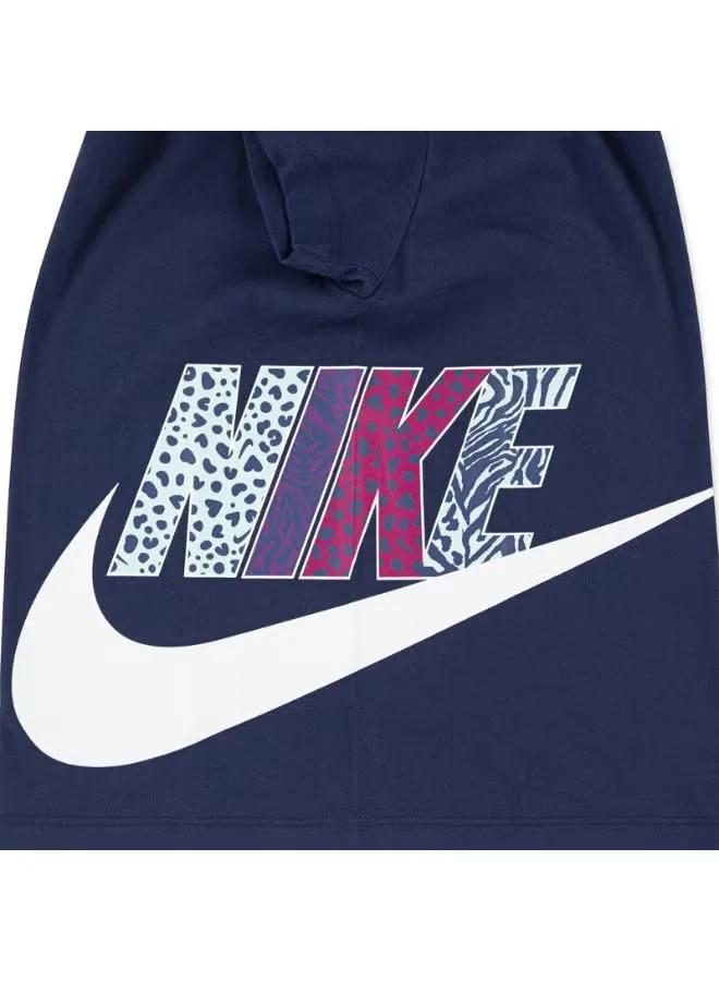 Футболка с принтом Wild warmth Nike, темно-синий — фото 2