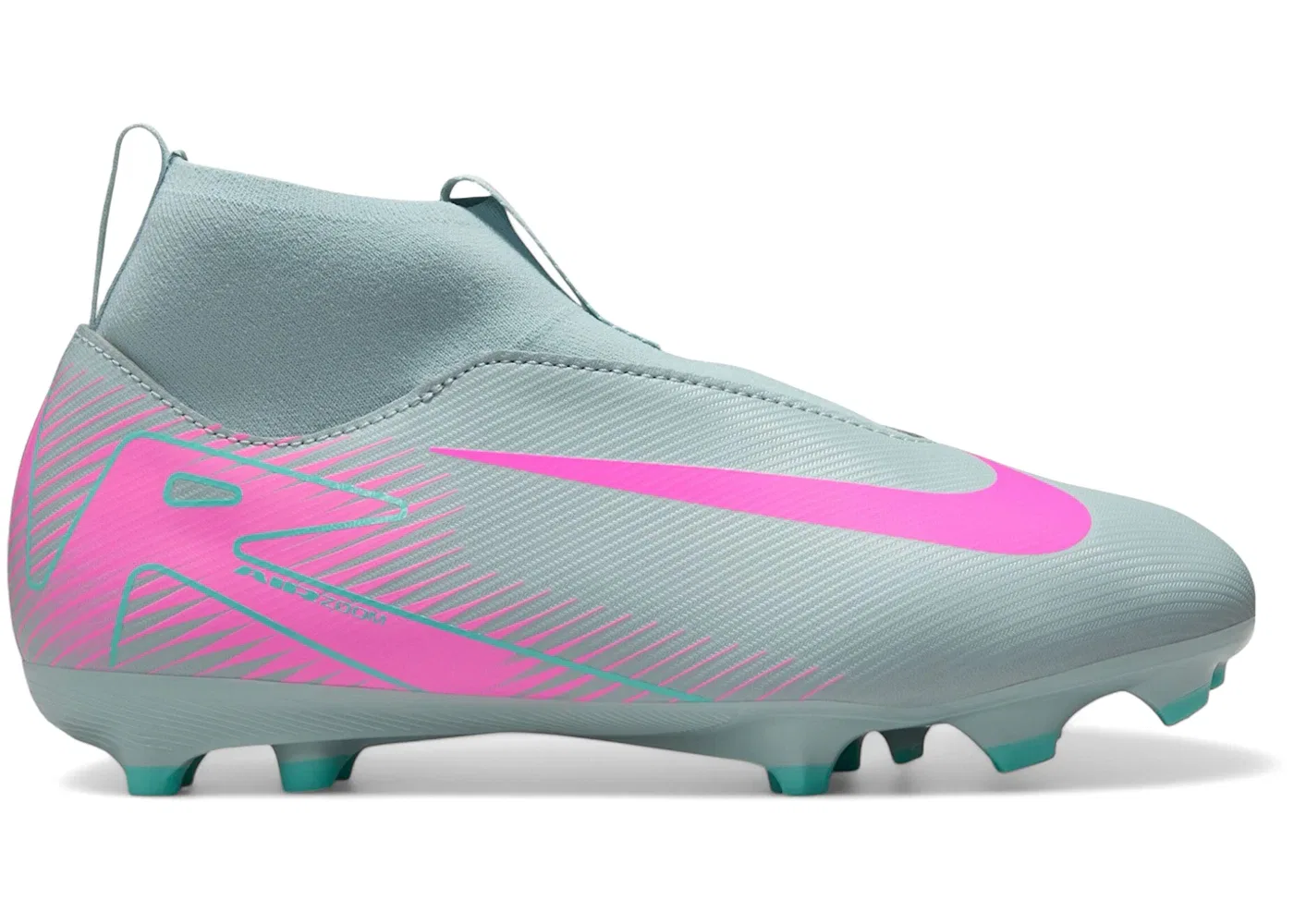 Детские бутсы Nike Mercurial Superfly 10 Academy MG, Ocean Cube/Pink Blast