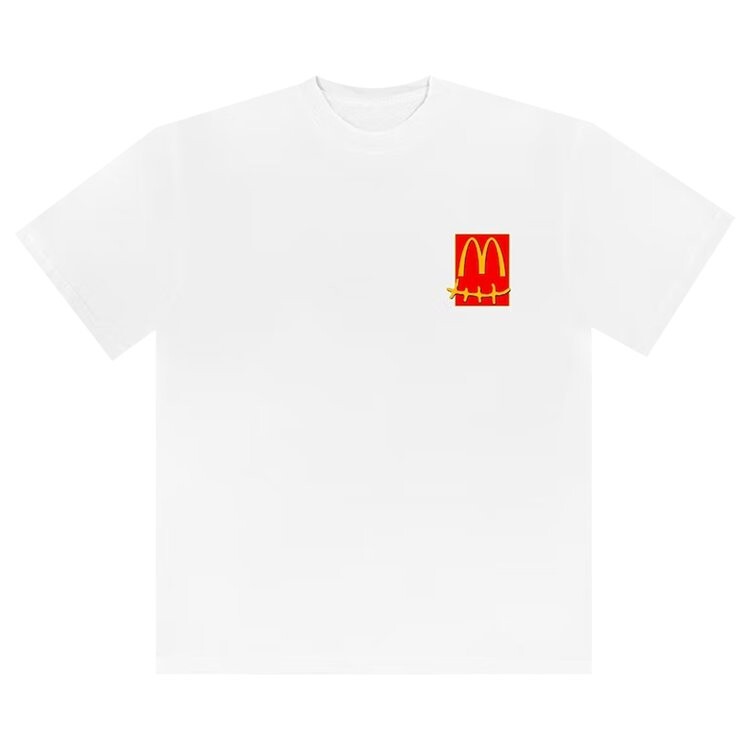 

Футболка Cactus Jack by Travis Scott x McDonald's Action Figure Series T-Shirt 'White', белый