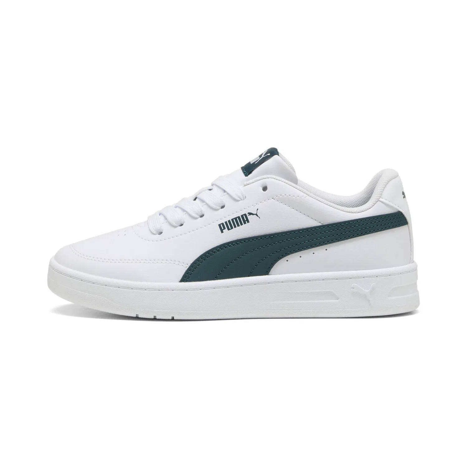 Детские кроссовки с классическим дизайном Court Classic Clean Puma, Цвет Weiss Grun — фото 3