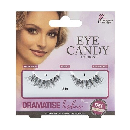 

Накладные ресницы Dramatize № 210 Черные, Eye Candy