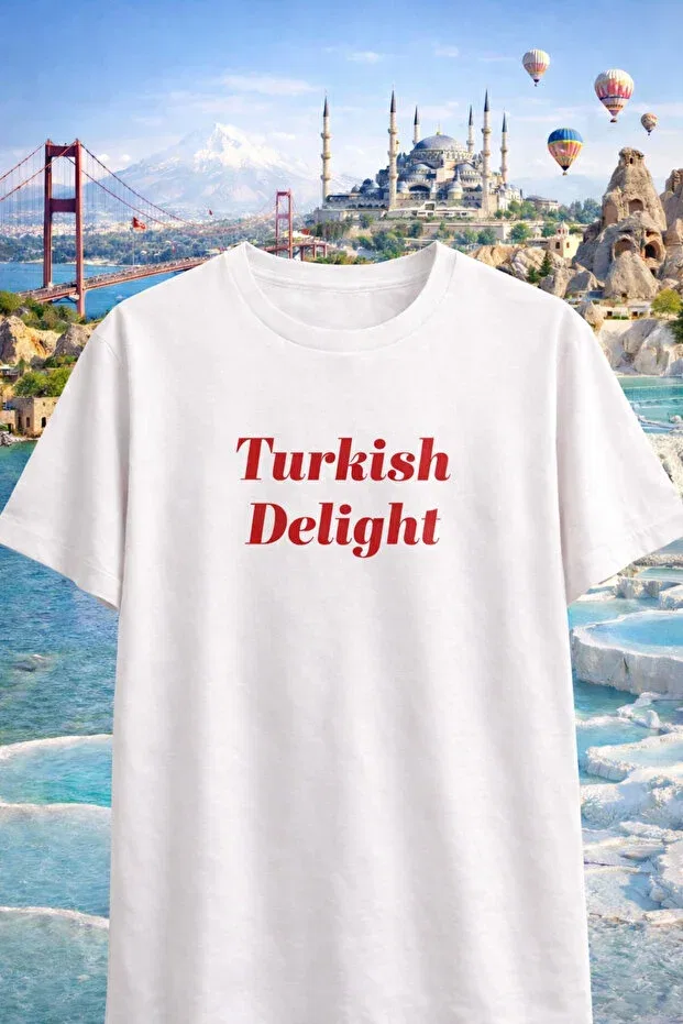 Детская футболка для девочек с принтом Turkish Delight Printed Genosha, White