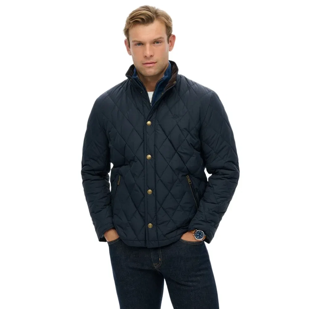 Куртка стеганая Estate Country Superdry, синий