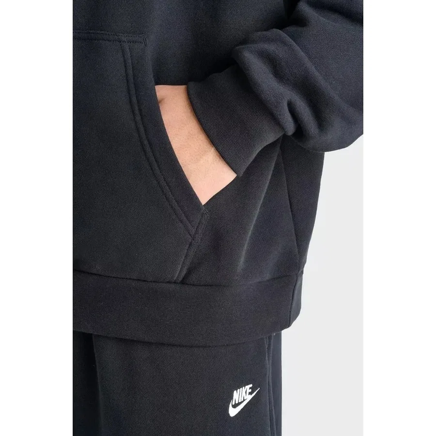 Худи Nike NSW Club Fleece Oversize, Черный — фото 4