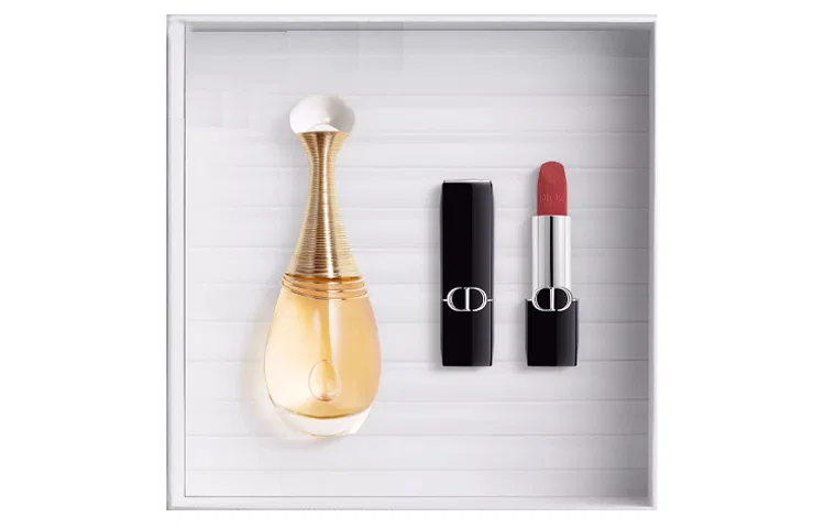 Женский набор парфюмерной воды и бальзама для губ Realme, DIOR, Blue Gold