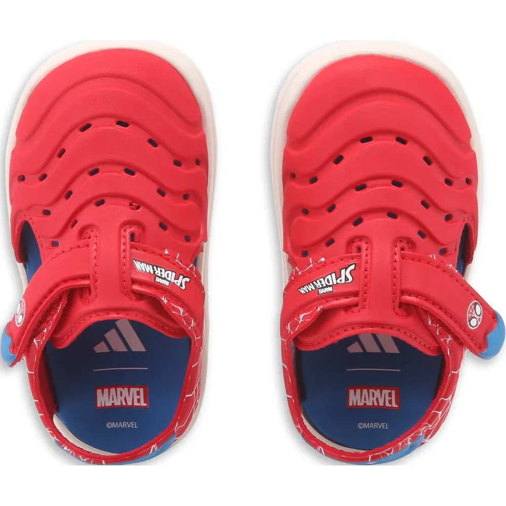 Детские сандалии для воды Marvel Spiderman для малышей Adidas, Red Spiderman — фото 4