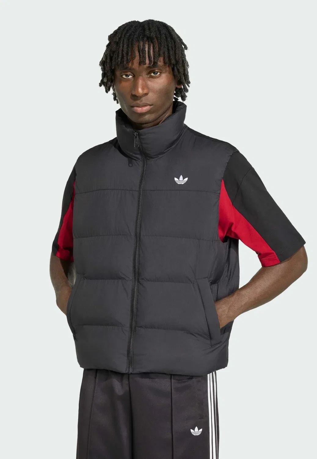 Жилет с воротником-стойкой Adidas Originals, Black