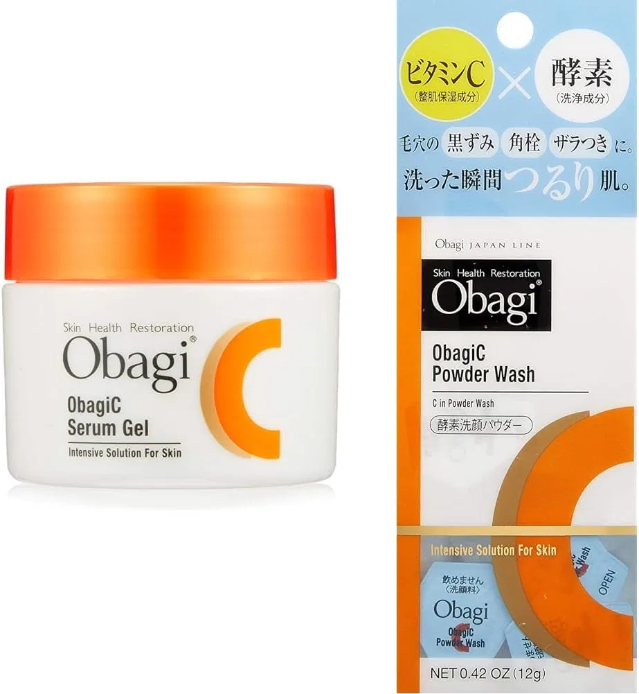 Сыворотка Obagi — Гель C Serum Gel All-in-One с витамином C, + пудра для умывания C Enzyme Face Wash Powder, 80 г
