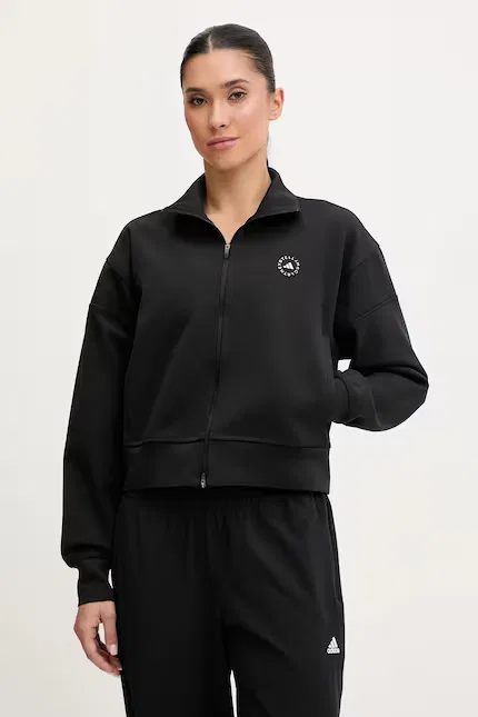 Толстовка на молнии Adidas by Stella McCartney, черный