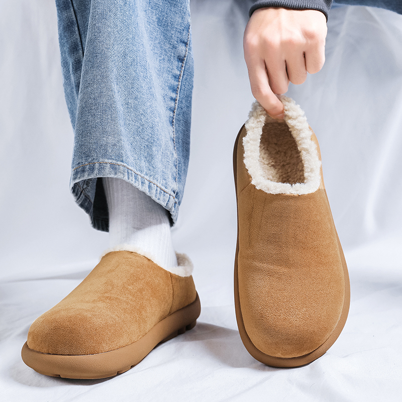 V05 Закрытые тапочки унисекс серые без подкладки, цвет Gray, Unlined Shoes[Women's] — фото 3