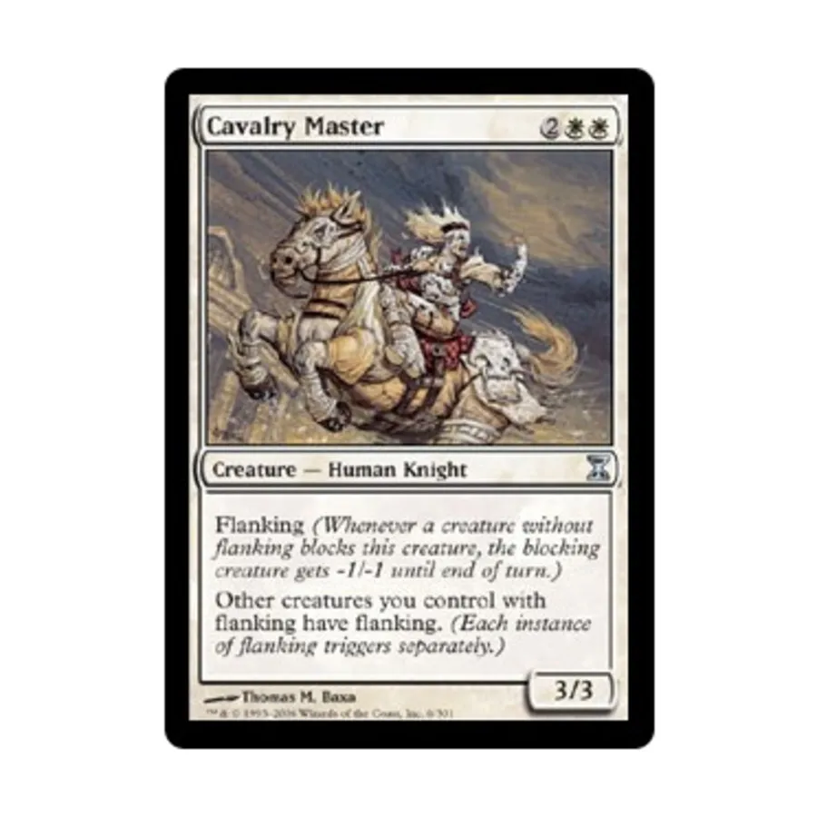 

CCG Мастер кавалерии (U), MTG - Time Spiral
