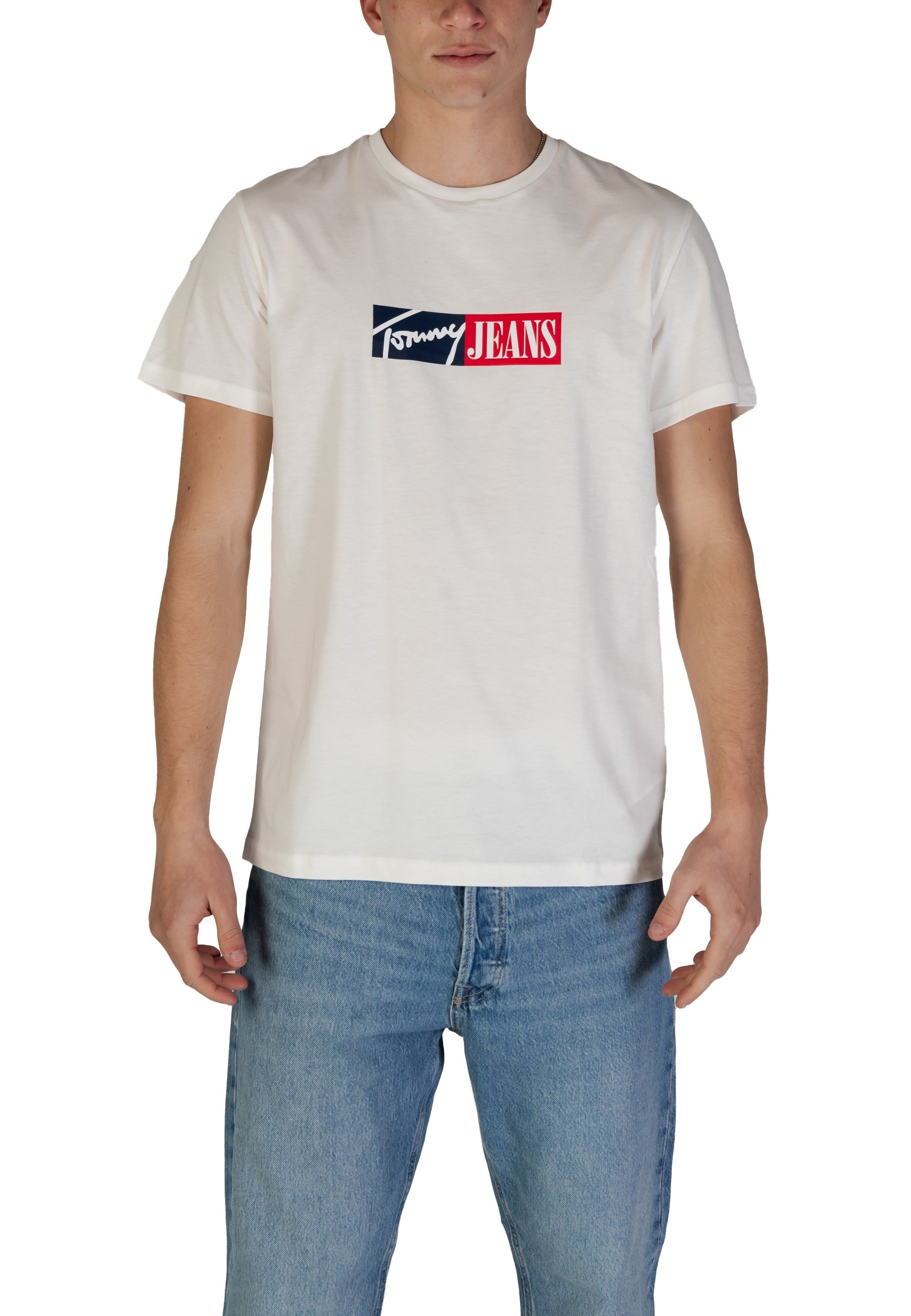 

Футболка мужская Tommy Jeans с принтом, белый