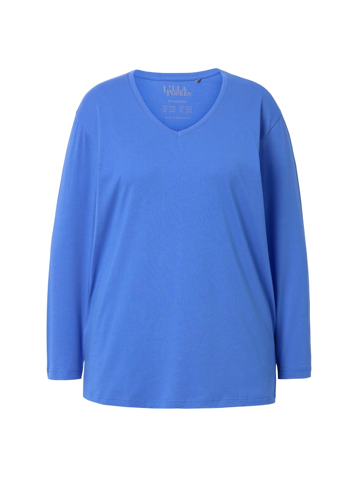

Футболка Ulla Popken Shirt, цвет pfauenblau