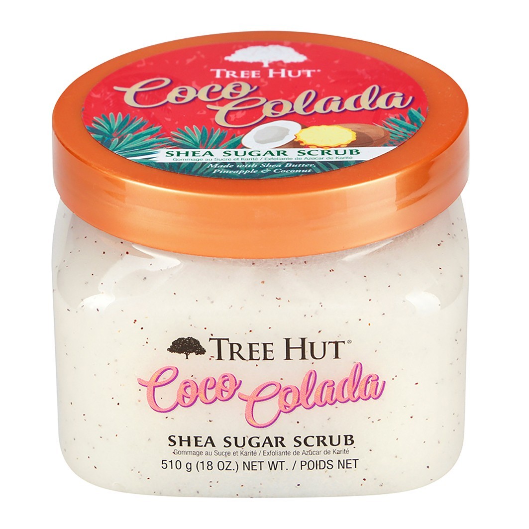 Скраб для тела shea sugar scrub coco colada Tree Hut, вес 510 гр. — фото 2