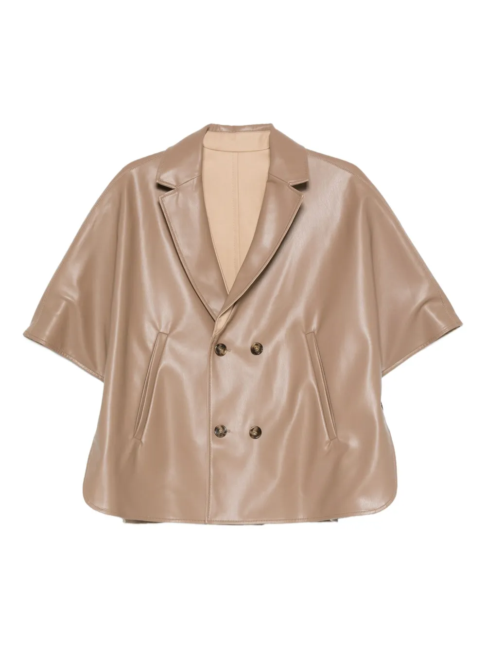 

Двубортный плащ MAX MARA, коричневый