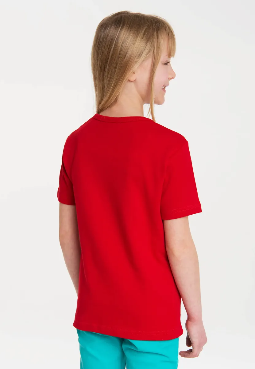 Футболка Logoshirt "Snoopy - Peanuts - Joe Cool" с ретро-принтом, красный — фото 4
