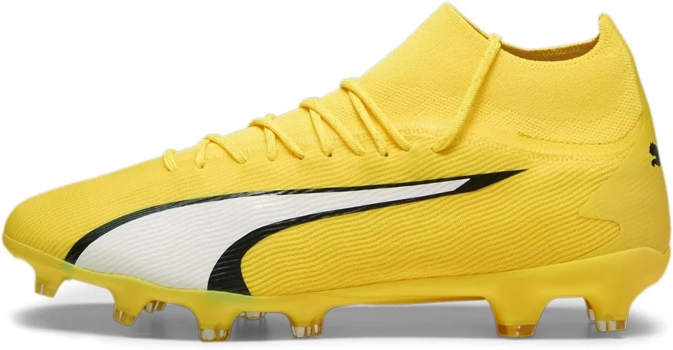 Спортивные кроссовки PUMA Ultra Pro Fg/Ag унисекс, Yellow Black Yellow Blaze Puma White Puma Black — фото 3
