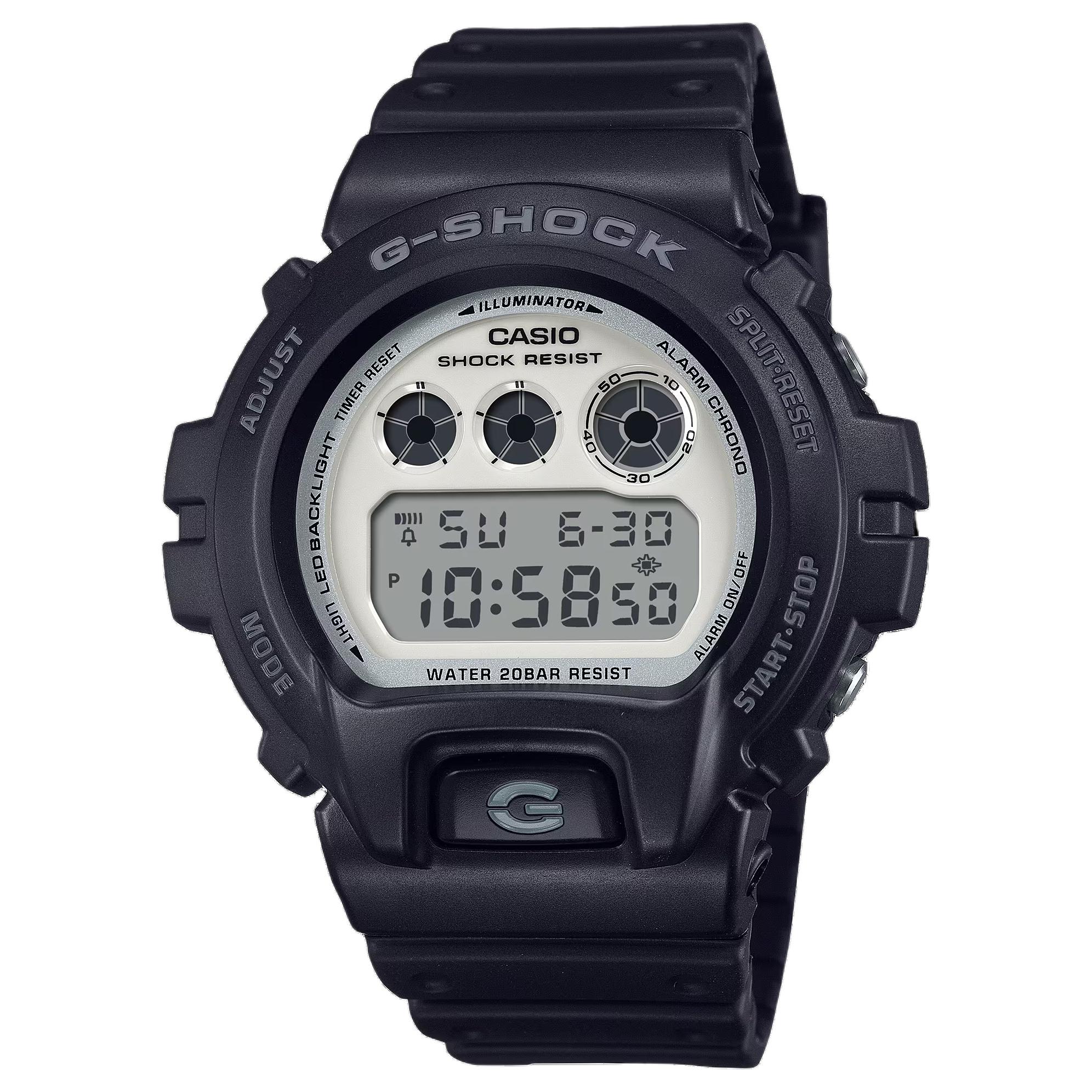 

CASIO Часы Men DIGITAL Series White Watch DW6900WD-1, White Dial