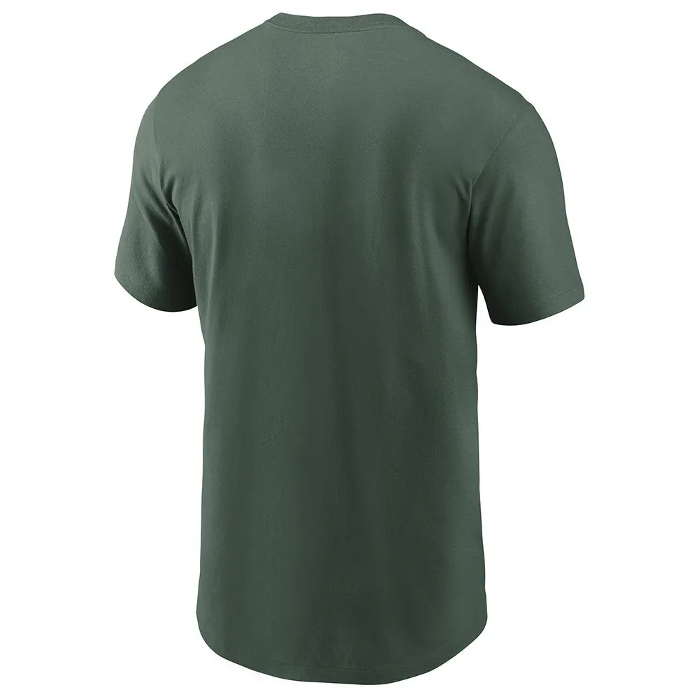Футболка с коротким рукавом Nike NFL Green Bay Packers Logo Essential, зеленый — фото 2