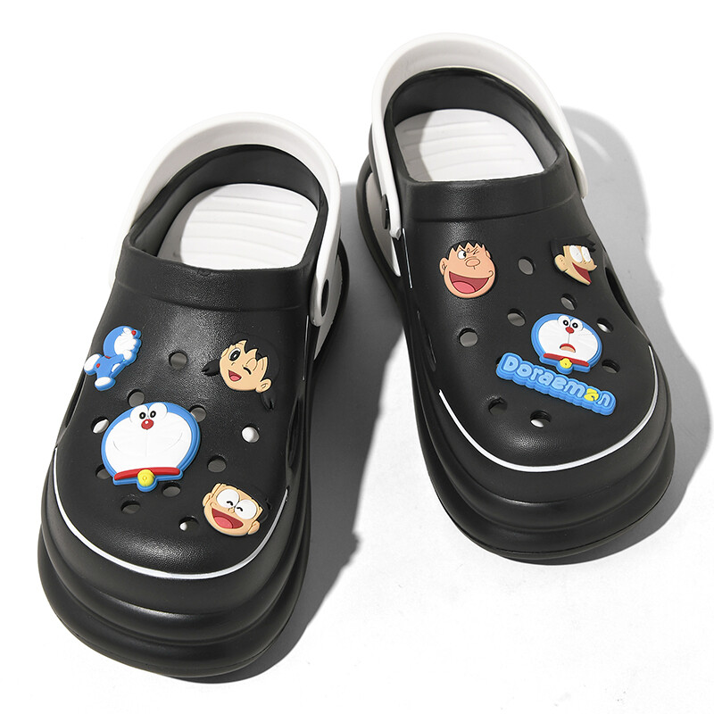 Сабо женские Doraemon, черный — фото 4