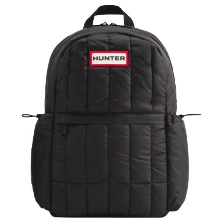 

HUNTER Большой унисекс-черный рюкзак из полиэстера, Black