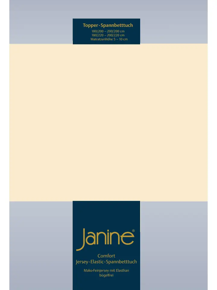 

Простыня Janine, цвет leinen