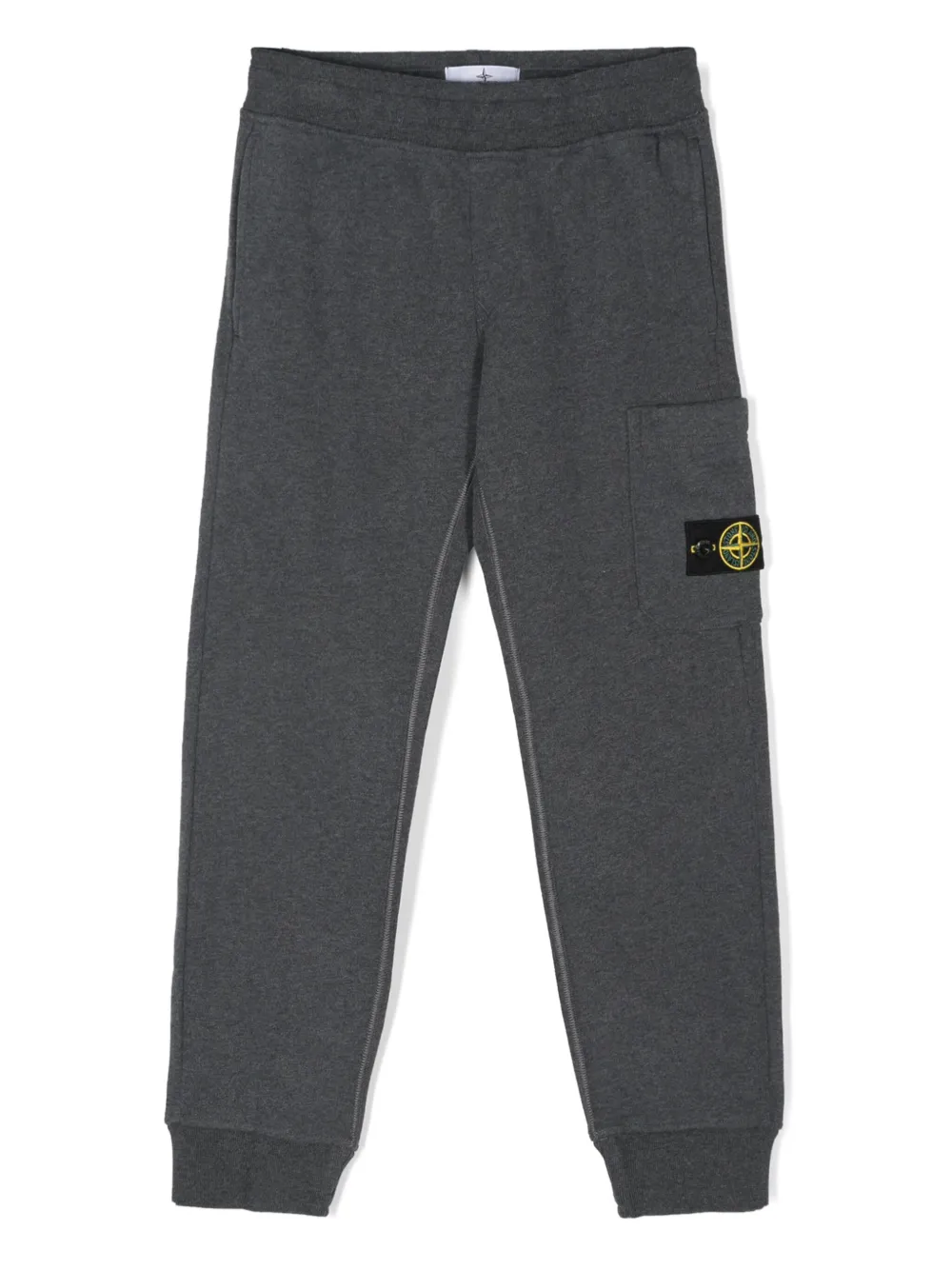 

Спортивные брюки с нашивкой Compass Stone Island Junior, серый