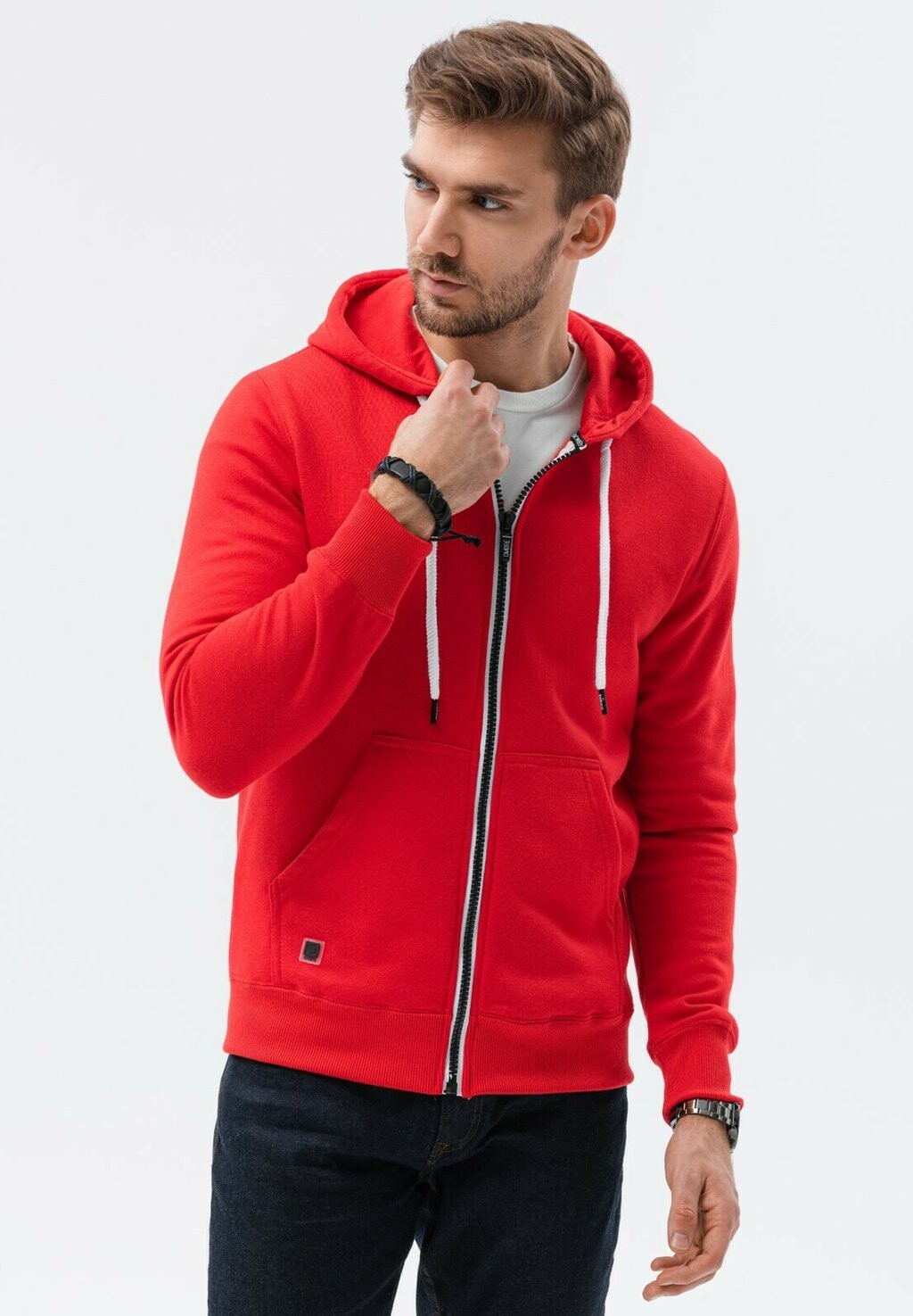 

Толстовка на молнии Zip-Up Ombre, цвет light red