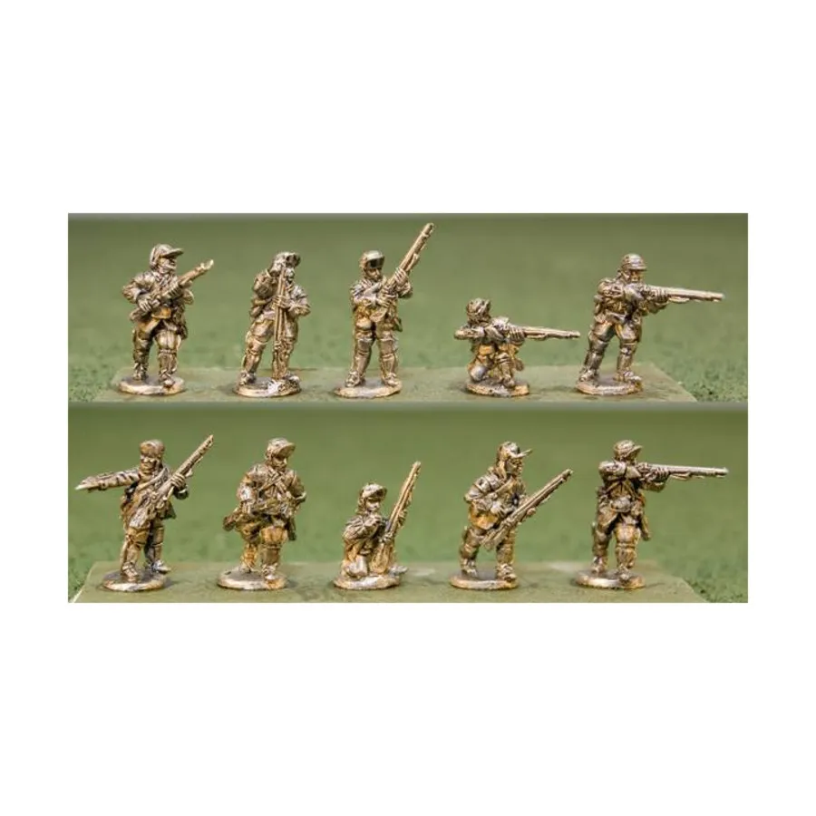 

Британская легкая пехота, Drums on the Mohawk Miniatures - French & Indian War - Assorted (15mm)