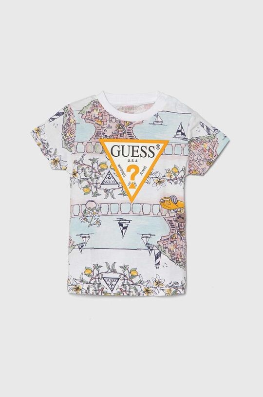 

Детская хлопковая футболка Guess, мультиколор