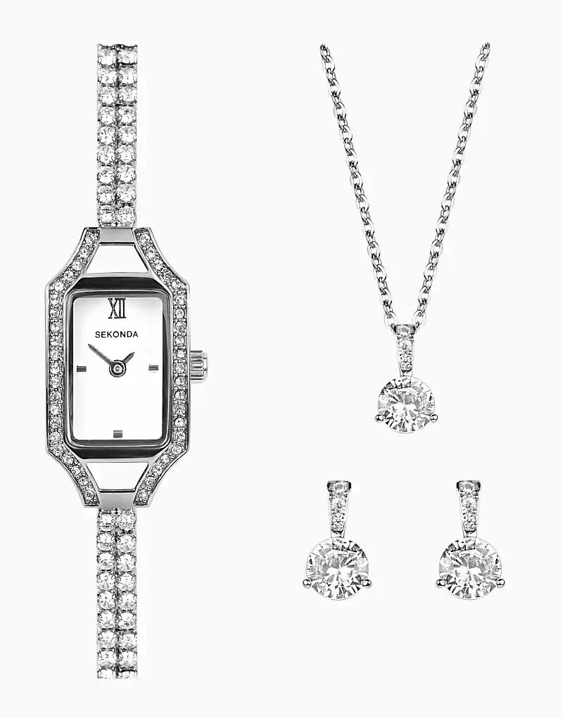 

Женские аналоговые часы Gatsby 15 мм в серебряном корпусе Sekonda