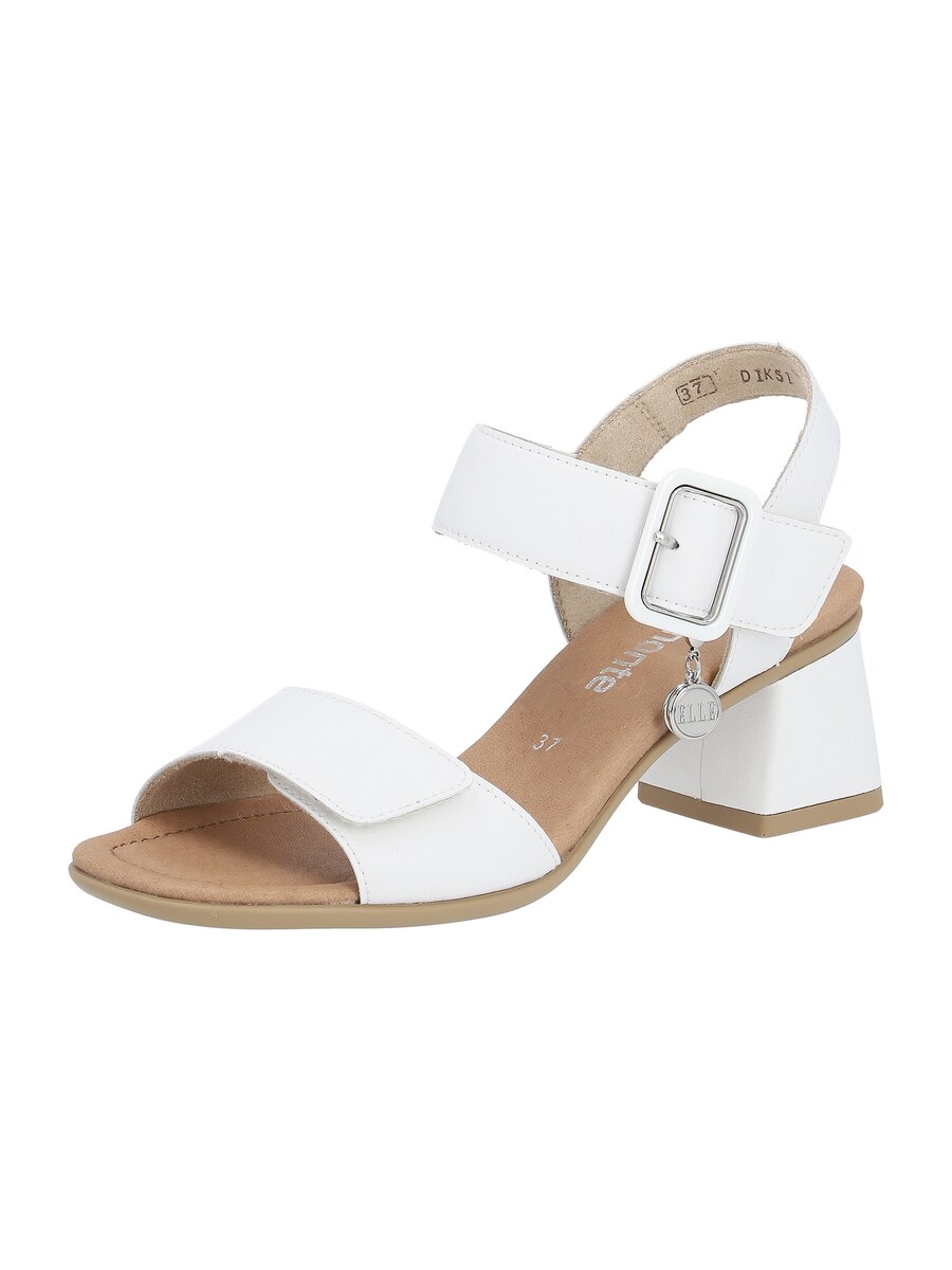 Босоножки на высоком каблуке REMONTE Strap Sandals, белый