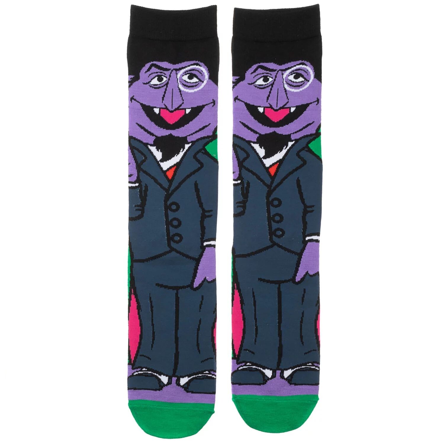 

Мужские носки с надписью «Улица Сезам» Count Von Count Crew Licensed Character