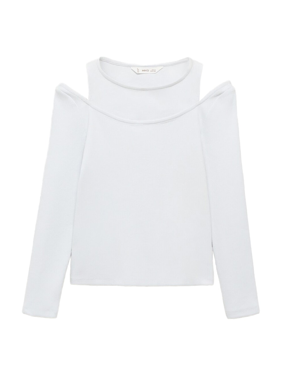 

Рубашка MANGO KIDS, белый