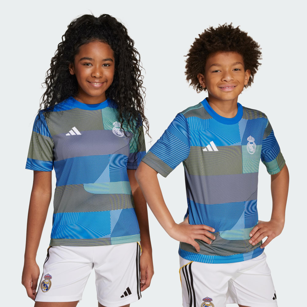

Джерси Adidas Real Madrid 25/26 Pre-Match Jersey Kids, цвет Blue Bird