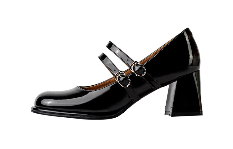 Туфли женские на высоком каблуке Wonderful Couple, цвет Black/PU