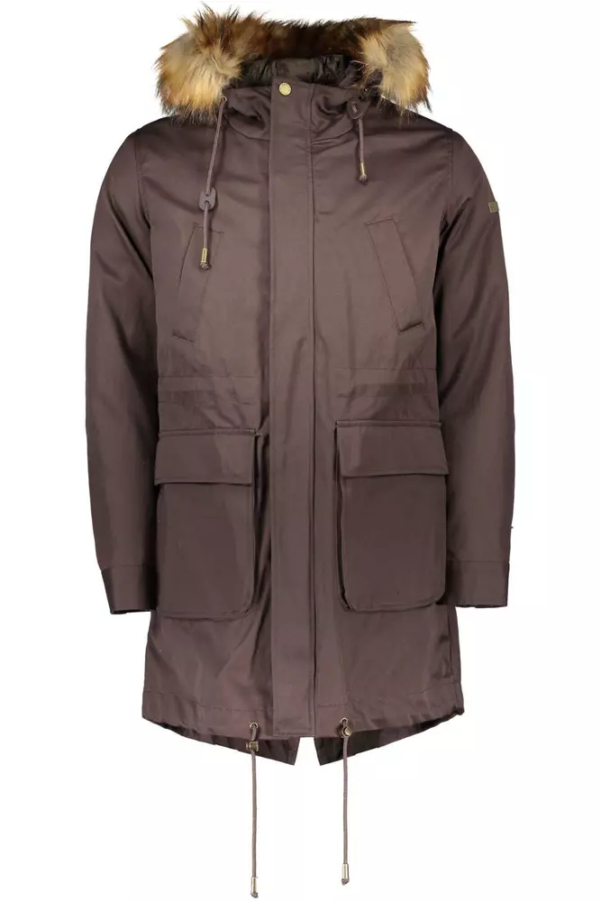 

Коричневый хлопковый мужской пиджак Marciano By Guess