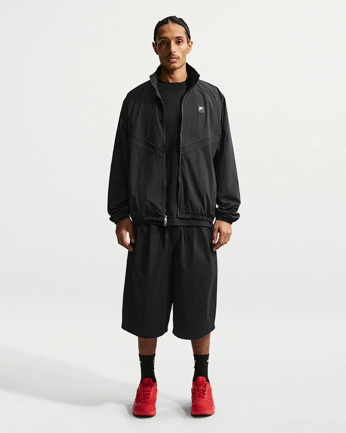 Мужская ветровка Windrunner Nike Air, Black — фото 4