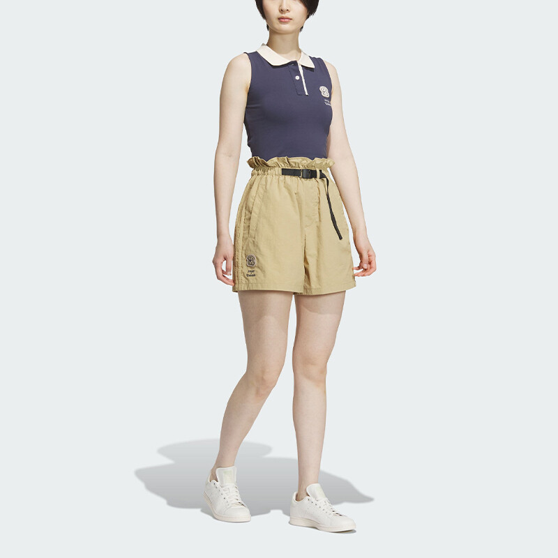 CVD Short W Повседневные шорты женские цвета хаки Adidas Originals — фото 2