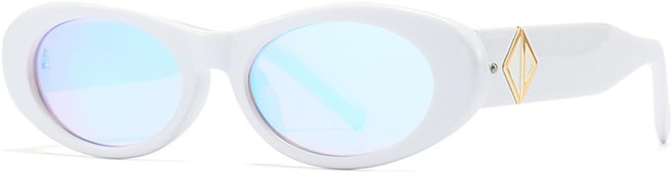 

Маленькие овальные солнцезащитные очки для женщин, модные винтажные квадратные зеленые солнцезащитные очки для мужчин и женщин, летние очки с защитой от УФ-излучения UV400 MTZJH, C6