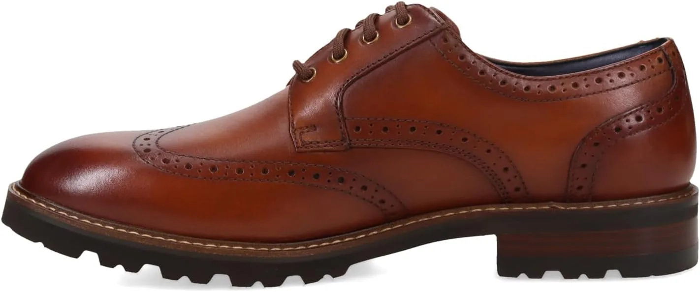 Мужские туфли Oxford Florsheim Renegade Wingtip, коньячный — фото 4