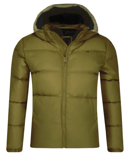 

Пуховик Regular fit Tommy Hilfiger, зеленый