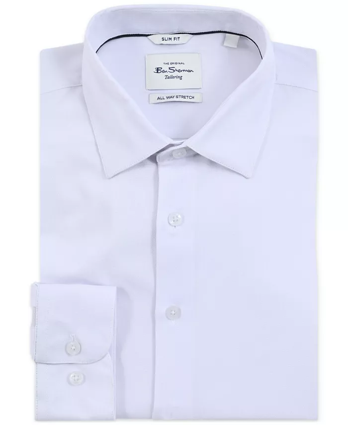

Мужская рубашка Slim-Fit Ben Sherman, белый