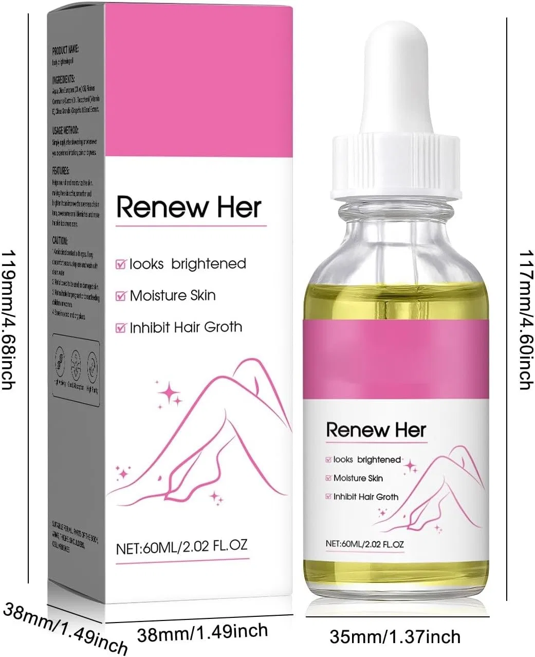Масло для тела Sli ммing Foot Beads Rejuvenating Oil Generic 60 мл — фото 4