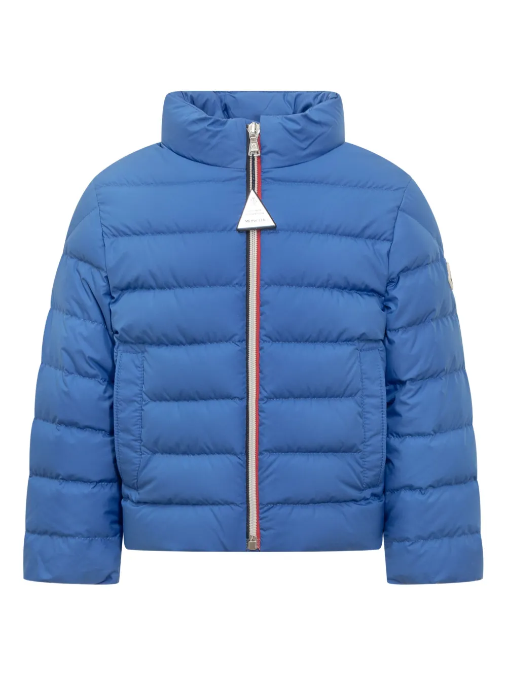 

Стеганый пуховик Moncler Enfant, синий