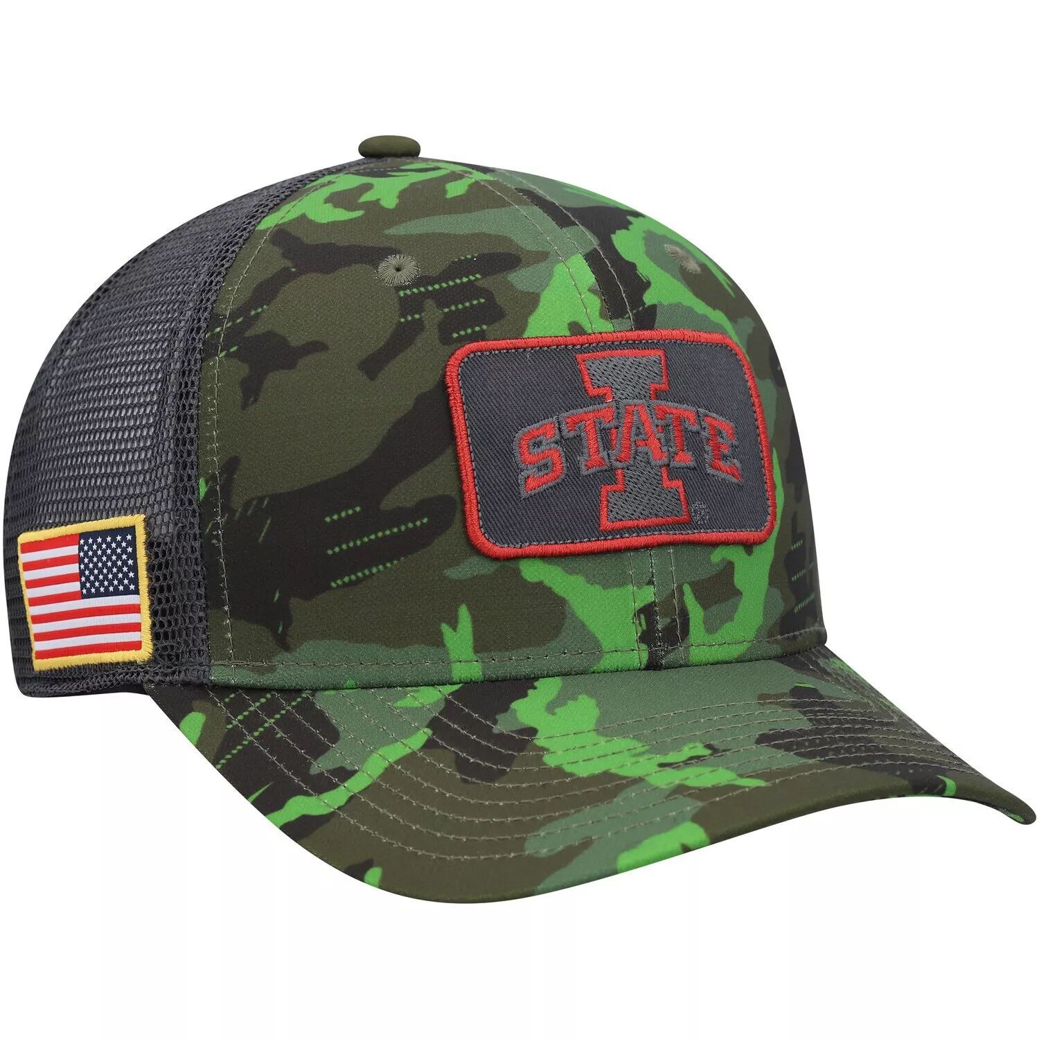 

Мужская кепка Nike Camo/Black Iowa State Cyclones Classic99 Veterans Day Trucker Snapback