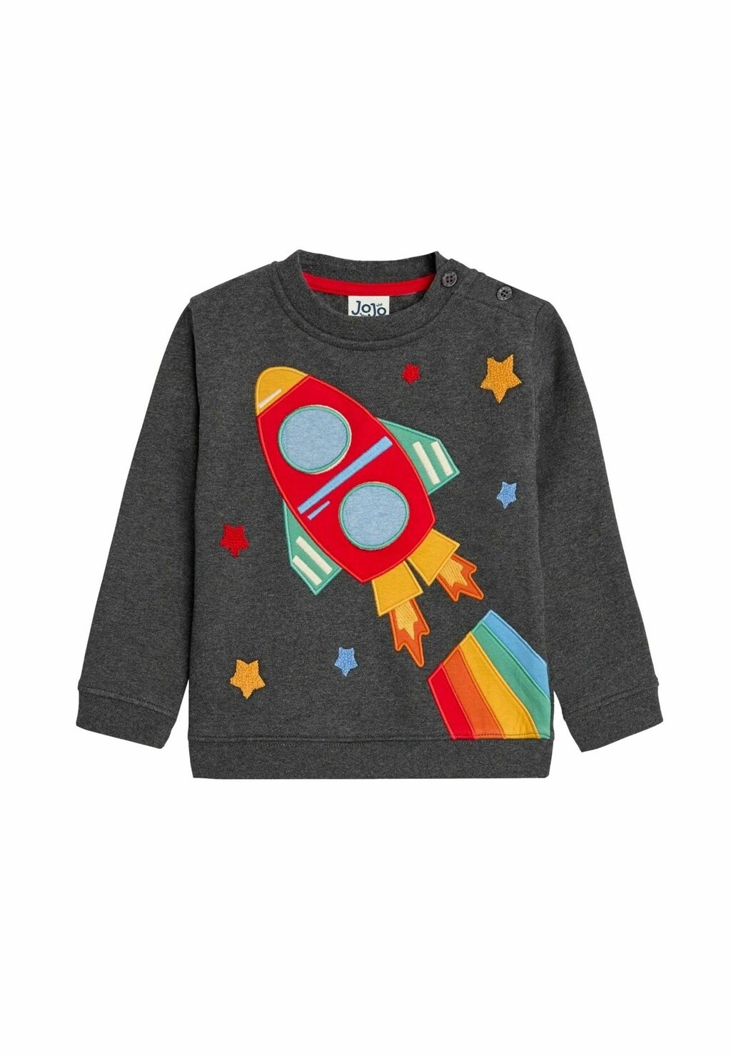 

Толстовка ROCKET APPLIQUÉ, REGULAR FIT JoJo Maman Bébé, серый